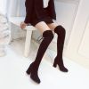 Bottes mi-saison femme Semelles en Caoutchouc - Ref 3251636