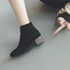 Bottes mi-saison femme Semelles en Caoutchouc - Ref 3251712