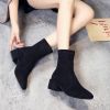 Bottes mi-saison femme Semelles en Caoutchouc - Ref 3251791