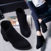 Bottes mi-saison femme Semelles en Caoutchouc - Ref 3251796