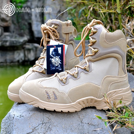 Bottes militaires en cuir - porter Ref 1396988