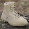 Bottes militaires pour homme en cuir - Ref 1397338