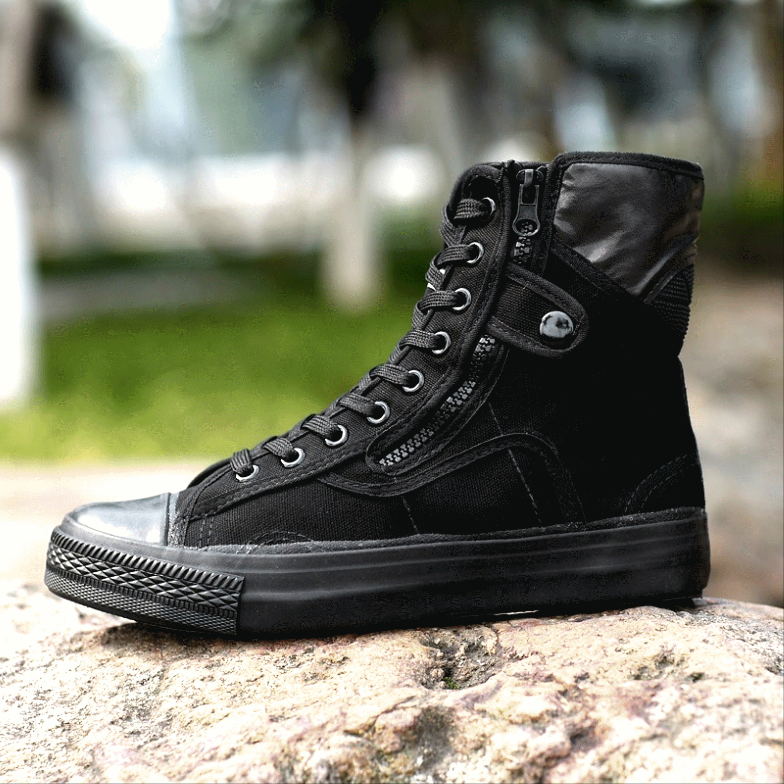 Bottes militaires en toile - dérapage Ref 1400288