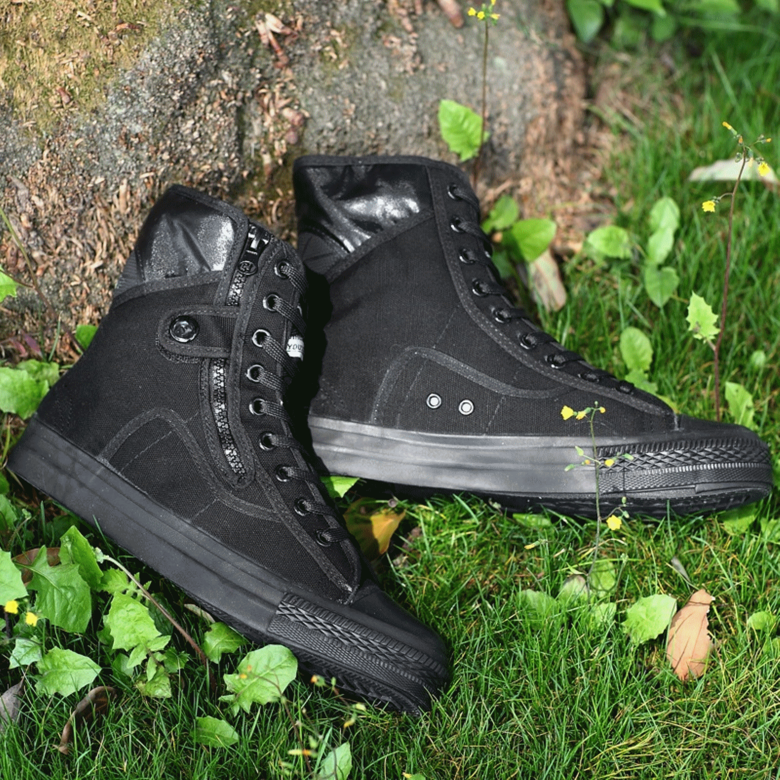 Bottes militaires en toile - dérapage Ref 1400358