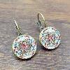Boucles D'oreilles Mandala Fleur du Temps - Ref 3425561