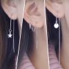 Boucles d'oreilles pendantes Argentée - Ref 3097988