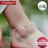 Bracelet de cheville Femme CAROMAY Argentée - Ref 3101399