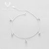 Bracelet de cheville Femme Argentée - Ref 3101705