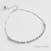 Bracelet de cheville Femme Argentée - Ref 3101723