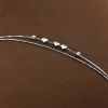 Bracelet de cheville Femme Argentée - Ref 3102121