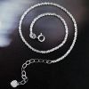 Bracelet de cheville Femme Argentée - Ref 3102162