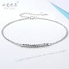 Bracelet de cheville Femme FROMLOVER Argentée - Ref 3102163