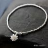 Bracelet de cheville Femme Argentée - Ref 3102275