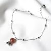 Bracelet de cheville Femme Argentée - Ref 3102732