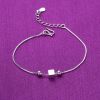 Bracelet de cheville Femme Argentée - Ref 3102905
