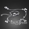 Bracelet de cheville Femme Argentée - Ref 3103014