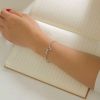Bracelet de cheville Femme Argentée - Ref 3103087