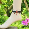 Bracelet de cheville Femme en Dentelle - Ref 3103248