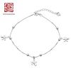 Bracelet de cheville Femme Argentée - Ref 3103730