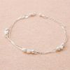 Bracelet de cheville Femme Argentée - Ref 3103786