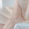 Bracelet de cheville Femme Argentée - Ref 3103849