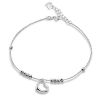 Bracelet de cheville Femme EGARI Argentée - Ref 3104217