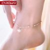 Bracelet de cheville Femme CAROMAY Argentée - Ref 3104227