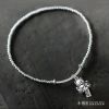 Bracelet de cheville Femme Argentée - Ref 3104300