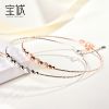 Bracelet de cheville Femme Argentée - Ref 3104363