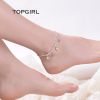 Bracelet de cheville Femme TOPGIRL Argentée - Ref 3104555
