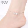 Bracelet de cheville Femme Argentée - Ref 3104559