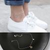 Bracelet de cheville Femme CHARMAINE Argentée - Ref 3104829