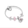 Bracelet serti de perles fleurs d'eau - Ref 3425622