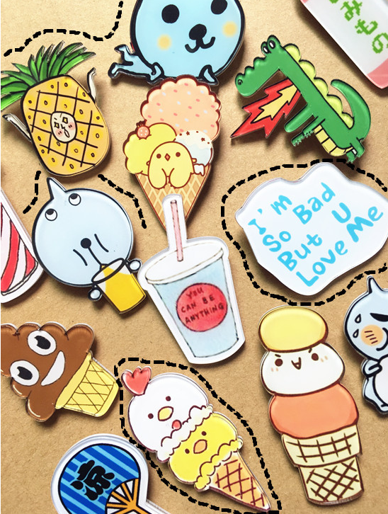 Broche en plexiglas - Ref 1170026