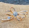 Broche en Alliage argent et plaqué or - Ref 1170466