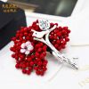 Broche femme en cristal artificiel - Ref 1171058