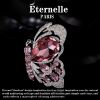 Broche femme ETERNELLE en cristal autrichien - Ref 1171922