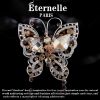 Broche femme ETERNELLE en cristal autrichien - Ref 1172020
