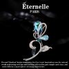 Broche femme ETERNELLE en cristal autrichien - Ref 1172053