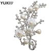 Broche femme YUKI en Nacre - Ref 1172075
