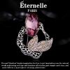 Broche femme ETERNELLE en cristal autrichien - Ref 1172082