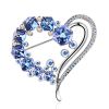 Broche femme LADY COLOUR en cristal artificiel - Ref 1172162