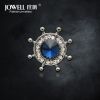 Broche en Alliage argent et plaqué or - Ref 1172608