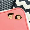 Broche Lovers JAMSTUDIO en Titanium acier - Ref 1173205