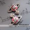 Broche en Alliage argent et plaqué or - Ref 1173551