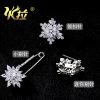 Broche femme en Zircon diamant - Ref 1173922