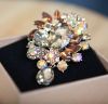 Broche femme en cristal autrichien - Ref 1174034