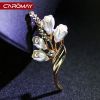 Broche femme CAROMAY en cristal artificiel - Ref 1174181