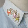 Broche en Alliage argent et plaqué or - Ref 1174347