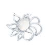 Broche femme TSUTSUMI en argenterie - Ref 1175270